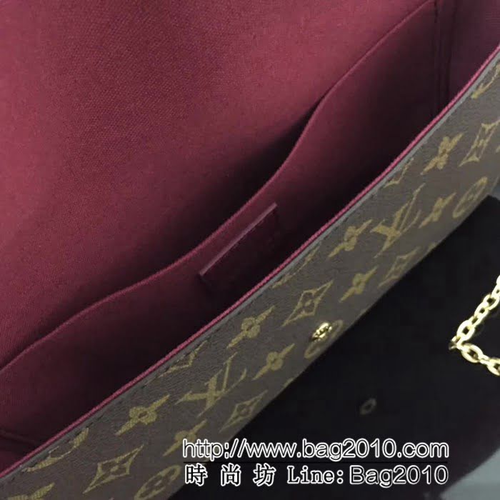 路易威登LV頂級原單高仿 M61276鏈條 Pochette Felicie 手袋 YDH1054